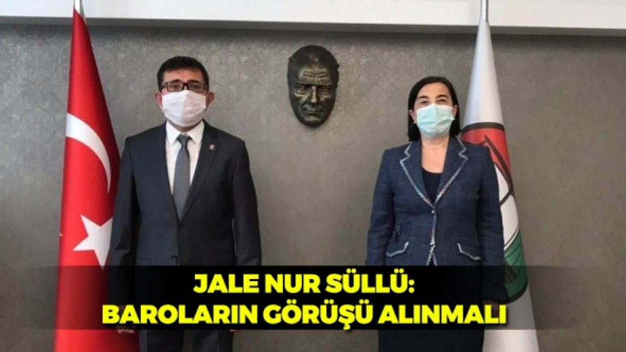 Jale Nur Süllü: Baroların görüşü alınmalı