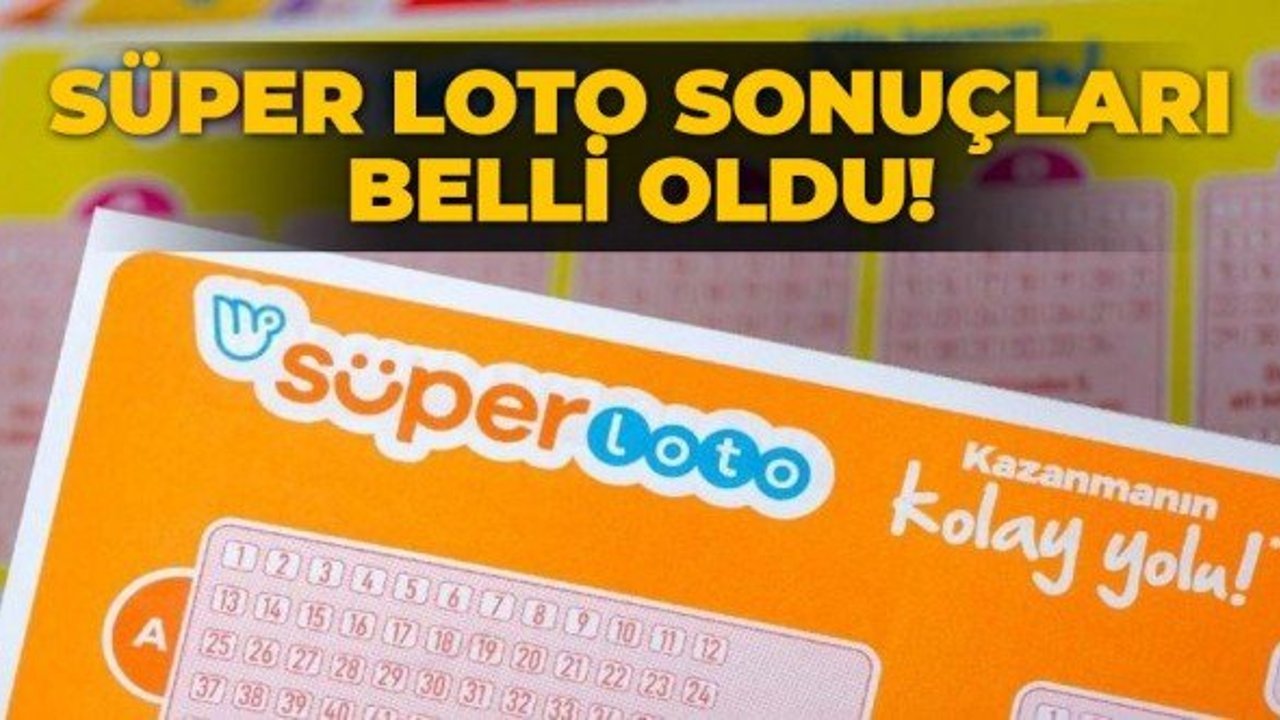 Süper Loto sonuçları belli oldu! 14 Mart 2021 Süper Loto bilet sorgulama
