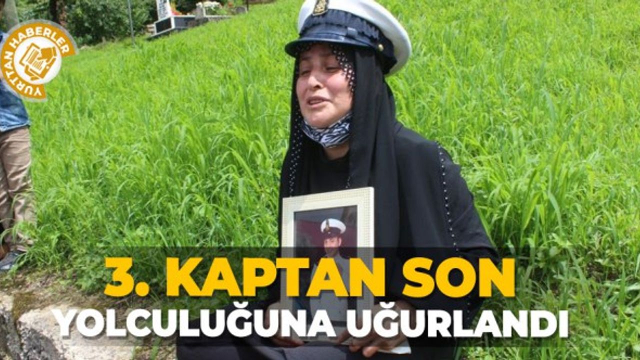 Çalıştığı yük gemisinde geçirdiği kaza sonucu ölen 3. kaptan memleketinde son yolculuğuna uğurlandı