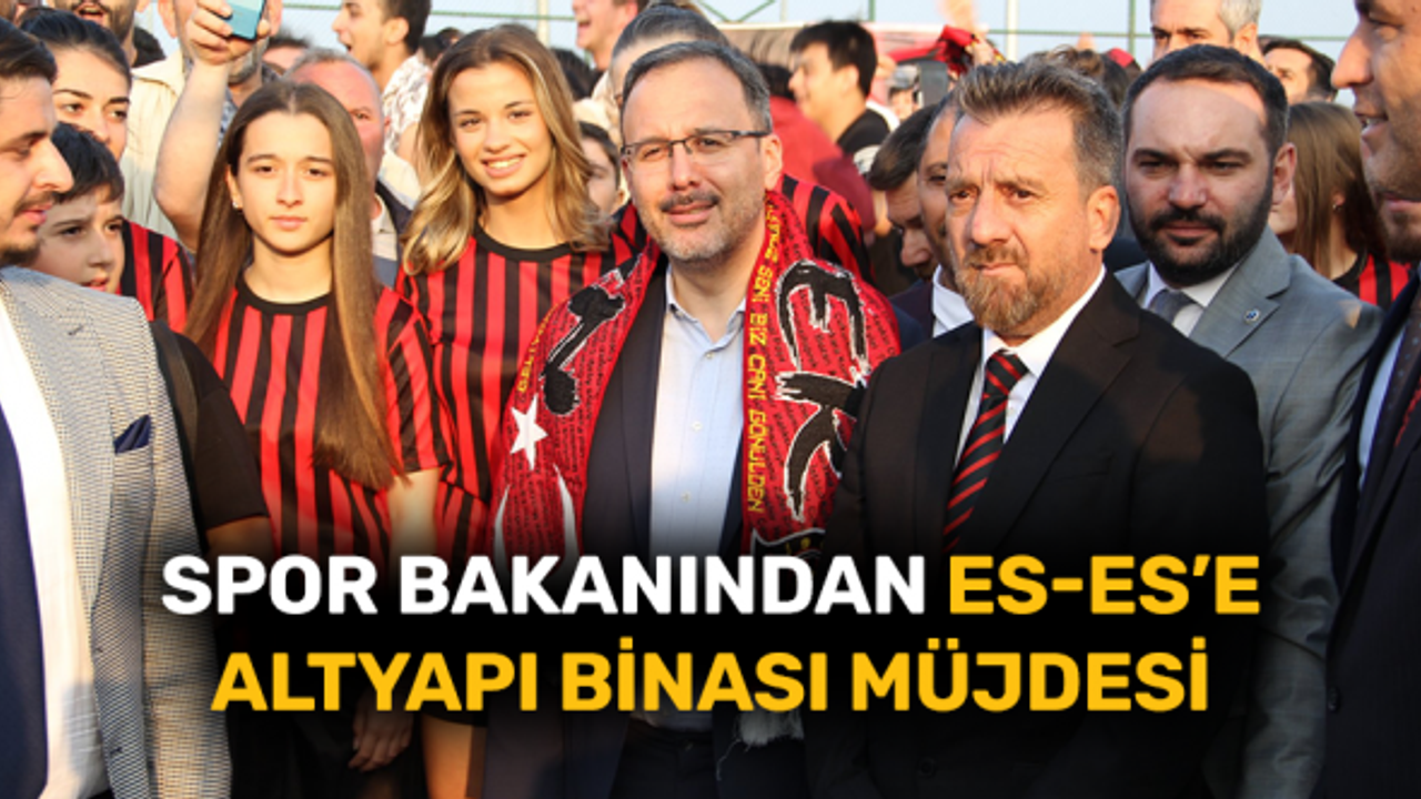 Spor Bakanından Eskişehirspor'a altyapı binası müjdesi
