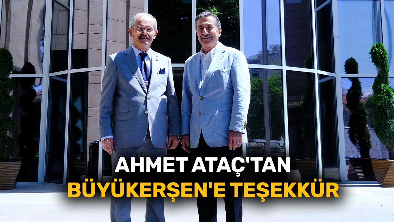 Ahmet Ataç'tan Yılmaz Büyükerşen'e imar planı teşekkürü