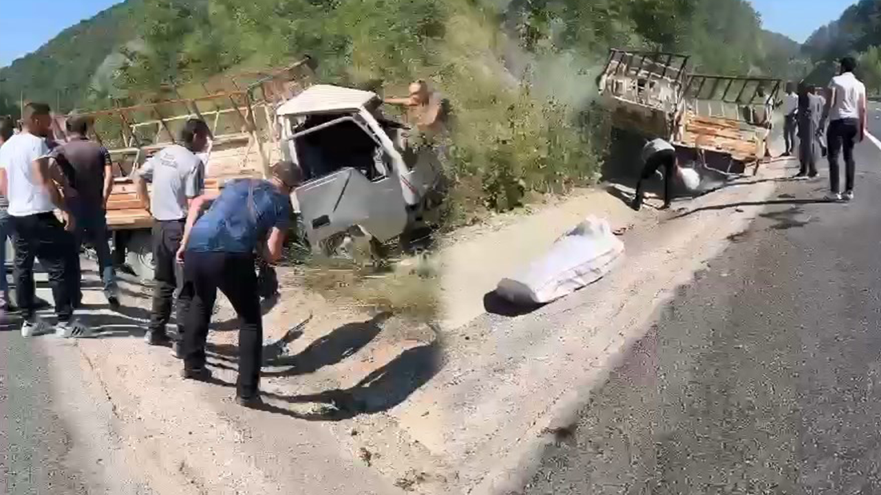 Bursa-Eskişehir yolu üzerinde feci kaza!