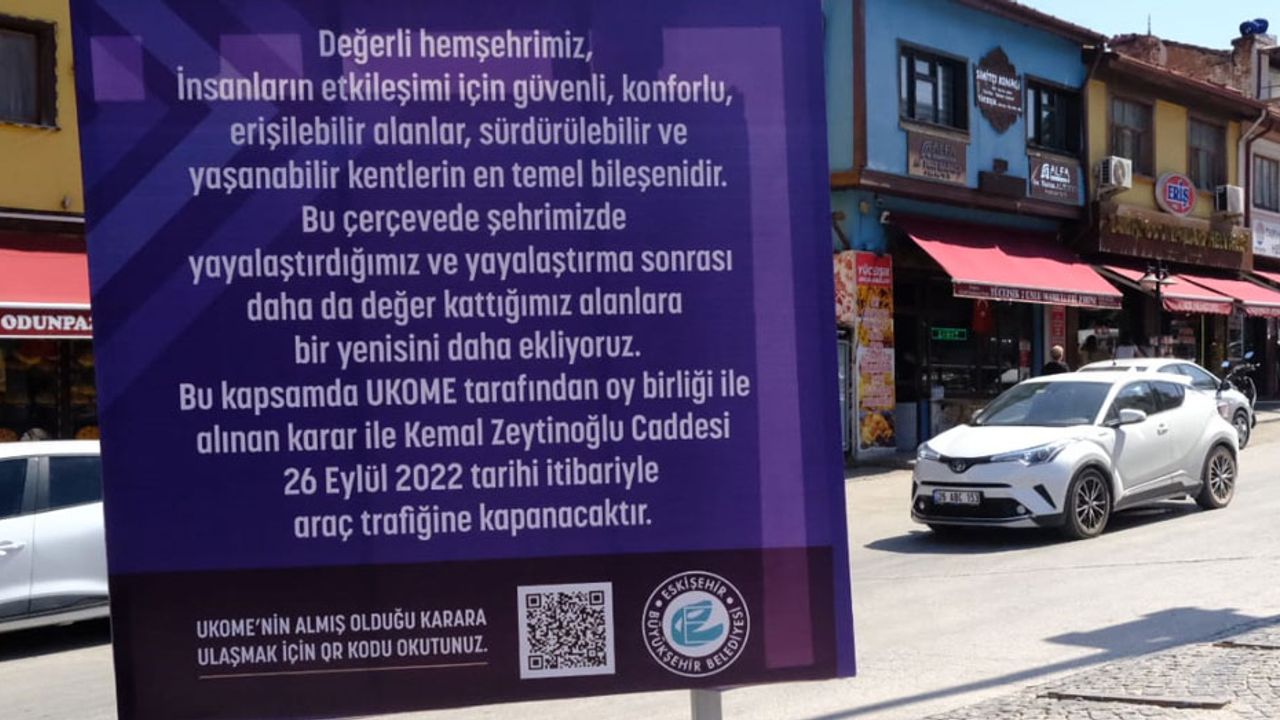 Eskişehir'de tarihi Odunpazarı bölgesi trafiğe kapatılıyor