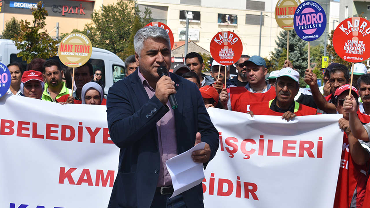 Eskişehir'de belediye işçilerinden sert açıklama; "Sandıkta hesap sormasını biliriz!"