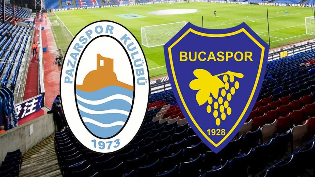 Rize Pazarspor - Bucaspor maçı canlı yayın