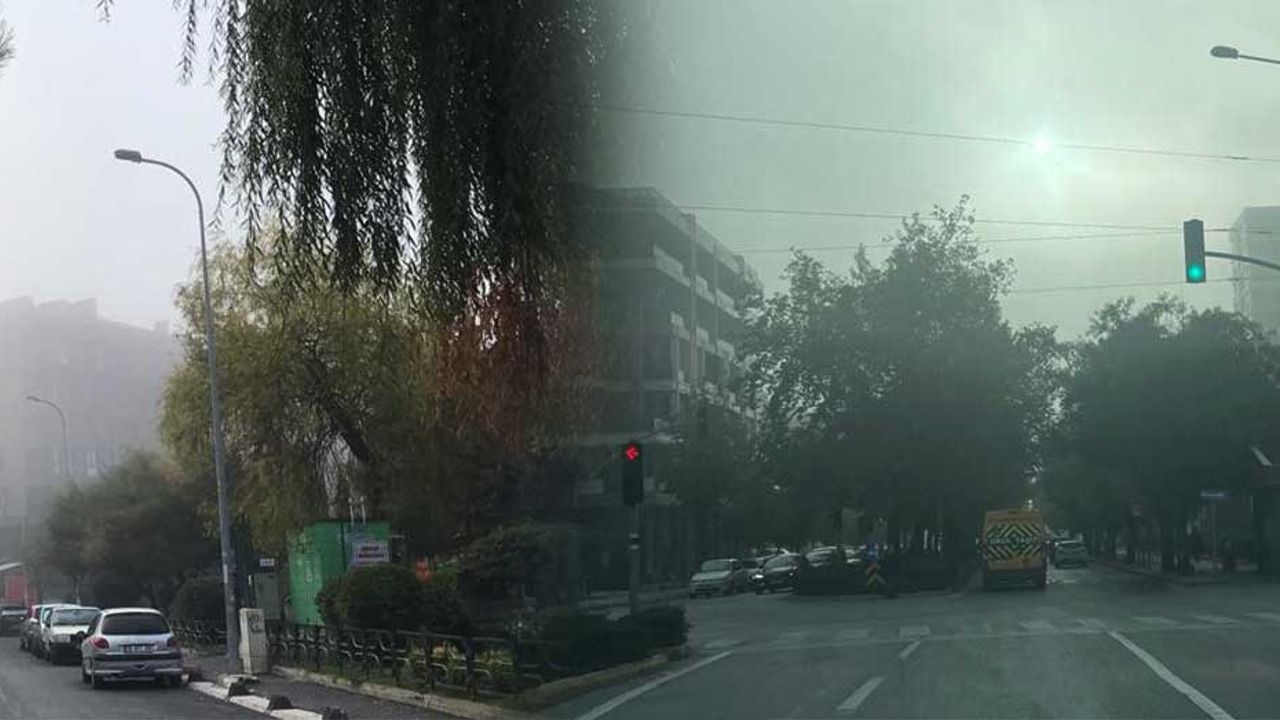 Yoğun sis Eskişehir'de etkisini gösterdi