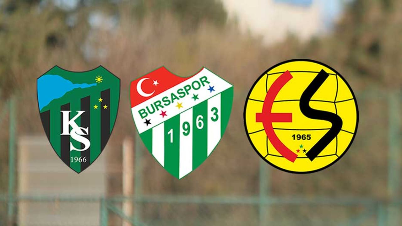 Bursaspor ve Kocaelispor'a müjde, Eskişehirspor'a hüsran!