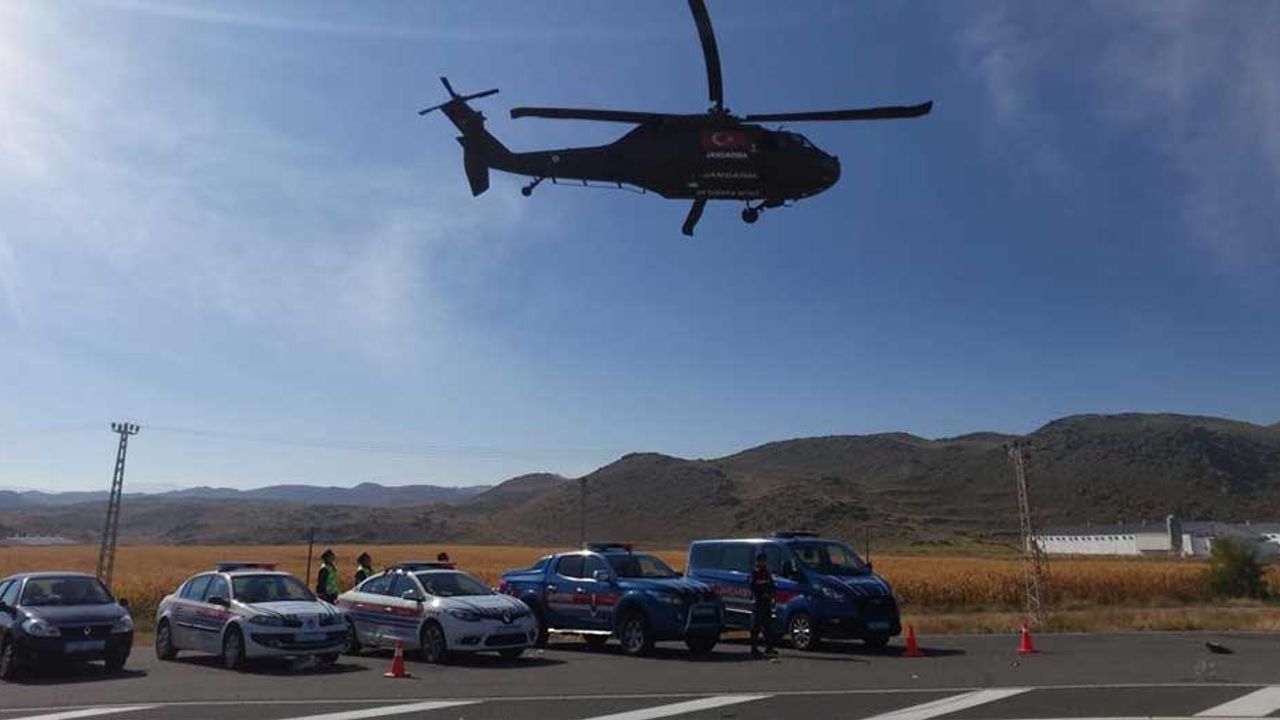 Eskişehir'de helikopterle havadan trafik denetimi yapıldı!
