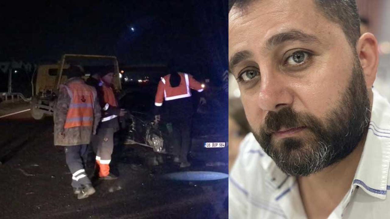 Polatlı - Eskişehir yolunda feci kaza; Sürücü kursu sahibi hayatını kaybetti!