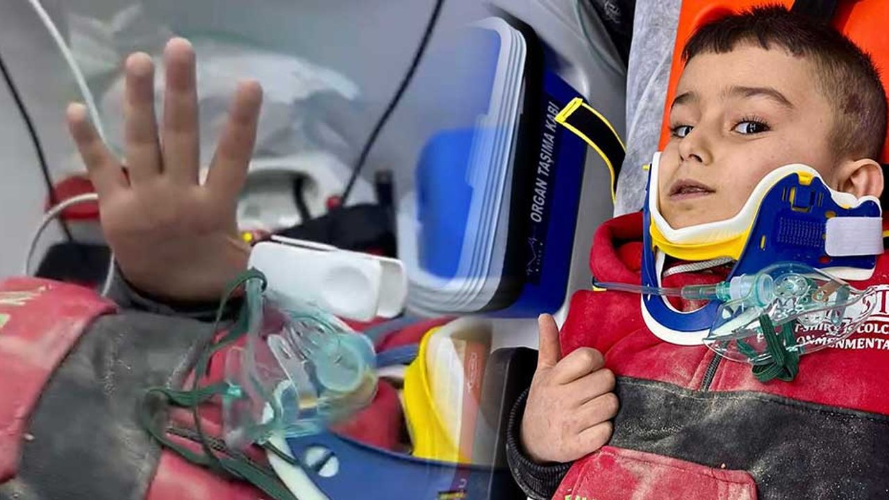 Eskişehir’den bölgeye giden 112 sağlık görevlileri 5 yaşındaki Hasan'a yardım eli uzattı!