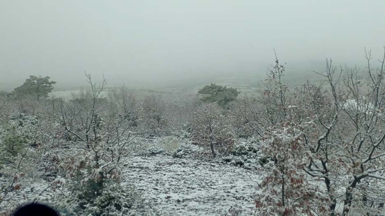 Eskişehir'in bazı ilçelerinde kar yağışı etkili olmaya başladı