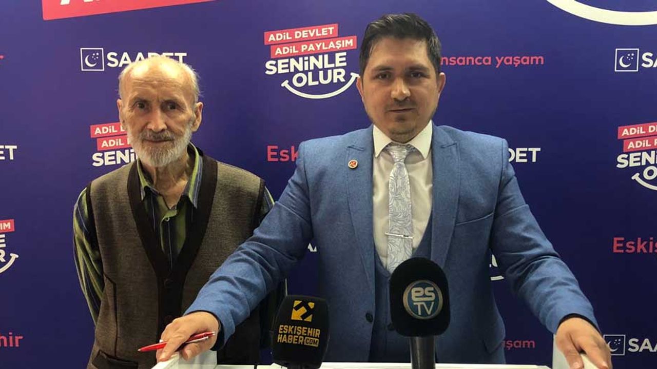 Saadet Partili Sercan Gözegir: "Kızılay'ı çadır satacak duruma getirdiler"