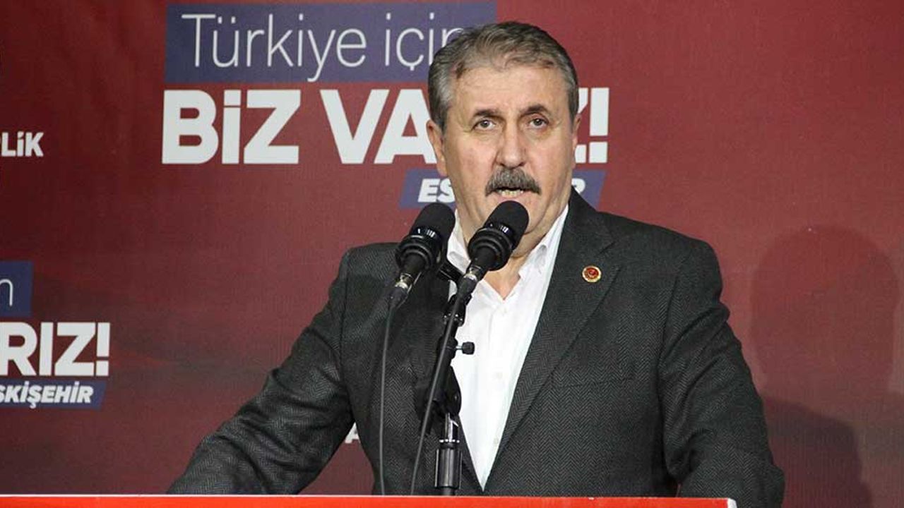 Mustafa Destici: "Sınırlarımız içerisinde bugün terör diye bir meselemiz kalmadı"