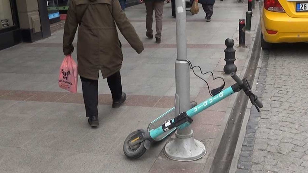 Eskişehirli vatandaşların scooterlarla ilgili kafası karışık!
