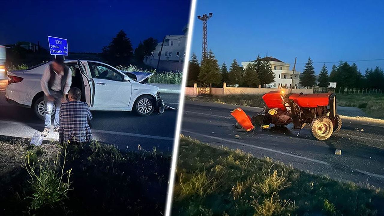 Afyonkarahisar - Eskişehir yolunda feci kaza!