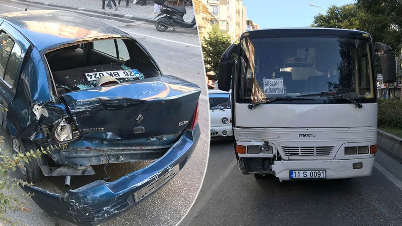 Eskişehir plakalı otomobil Bilecik’te kaza yaptı; Yaralılar var!