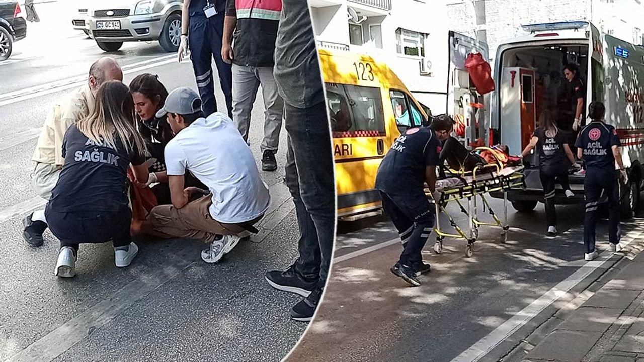 Eskişehir’de feci kaza; Motosikletli kadına çarptı!