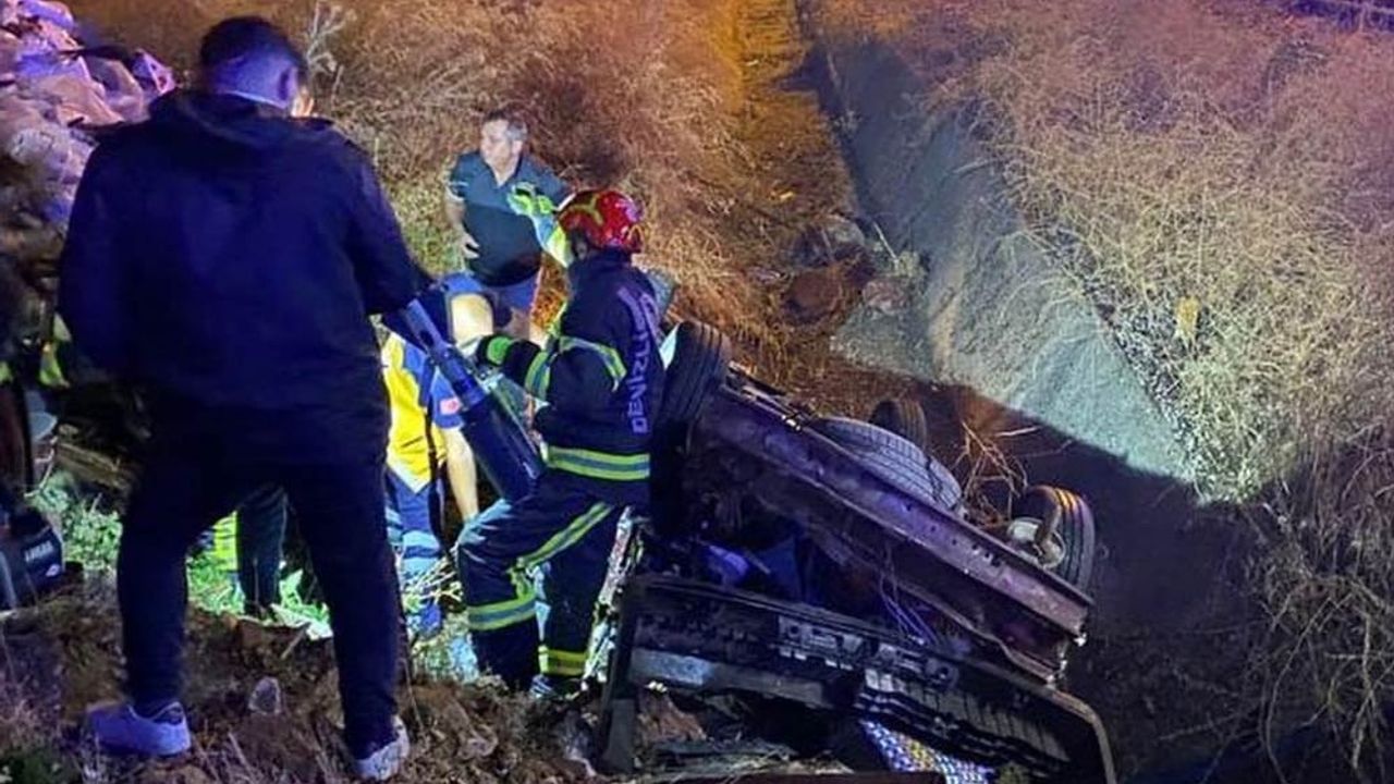 Kanala düşen otmobilde 3 kişi hayatını kaybetti!