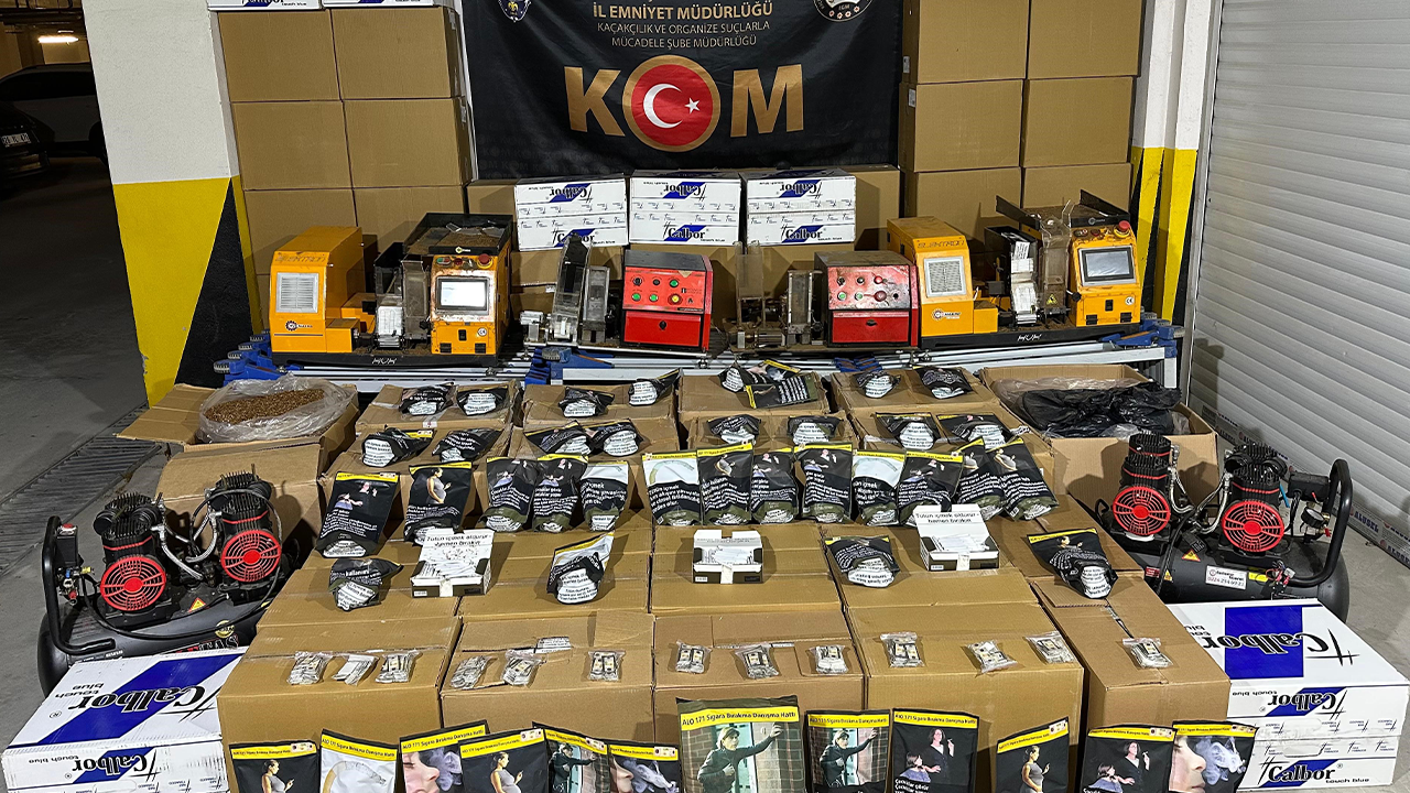 Eskişehir’de 1 Milyon Liralık Kaçak Sigara Operasyonu!