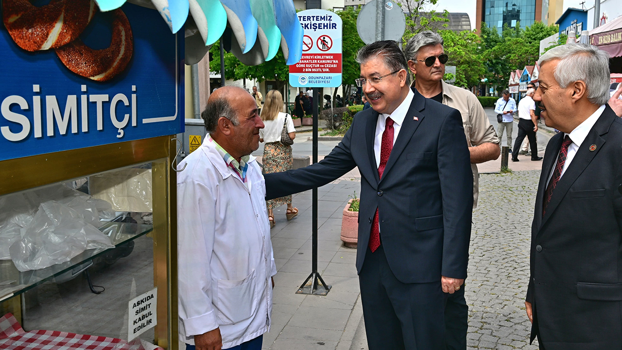 Eskişehir Valisi Yılmaz'dan Esnafa Ziyaret!