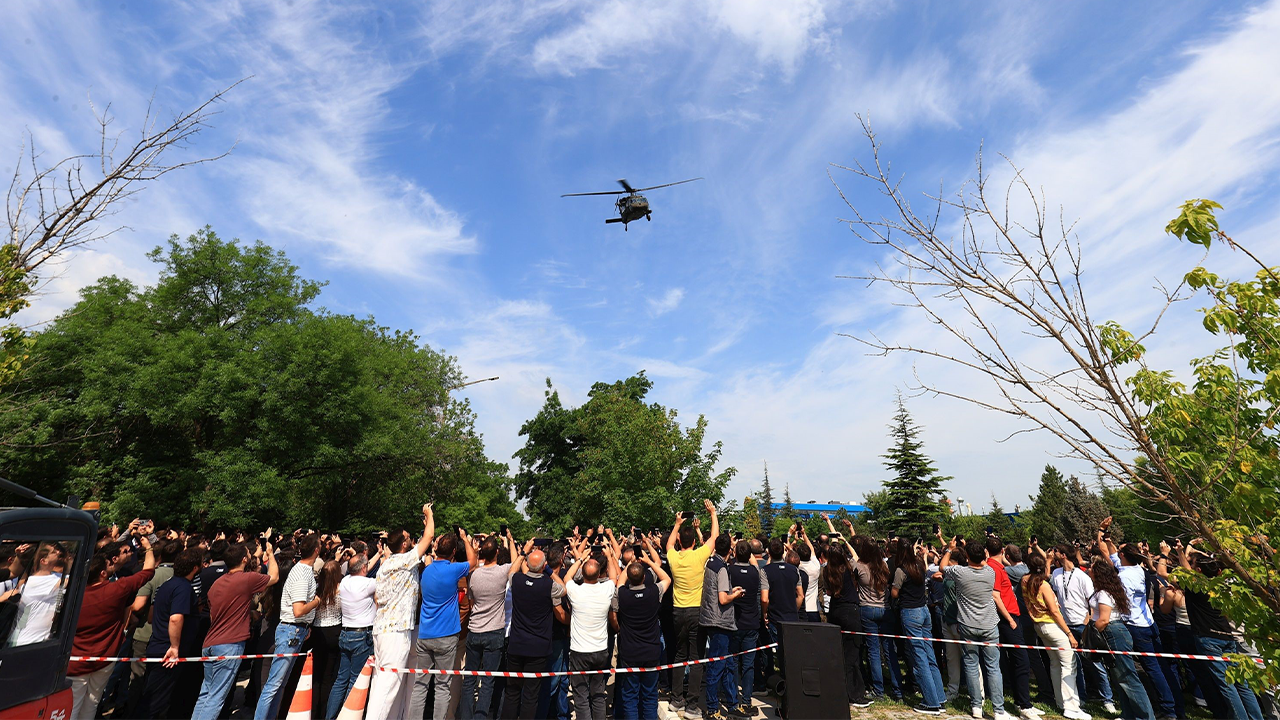 Eskişehir’de TEI’nin Güç Verdiği Helikopterden Anl