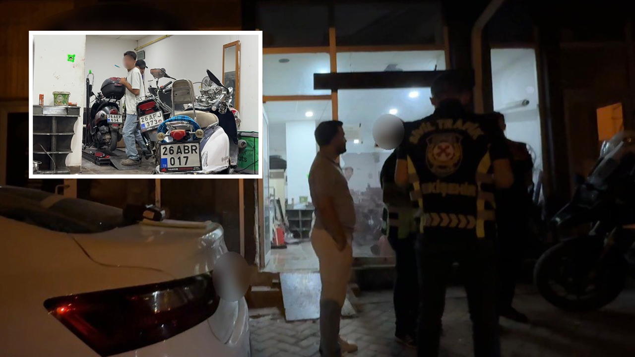 Eskişehir’de Müşterinin Motosikletiyle Polisten Kaçan Çırağa Rekor Ceza!