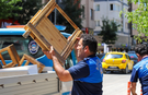 Eskişehir'de Zabıta Ekipleri Kaldırım İşgallerine Karşı Sahada!