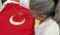 Eskişehir'de Türk Bayrağı Geleneksel Tekniklerle İşleniyor!