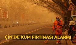 Çin'de kum fırtınası alarmı!