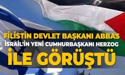 Filistin Devlet Başkanı Abbas, İsrail’in Yeni Cumhurbaşkanı Herzog İle Görüştü