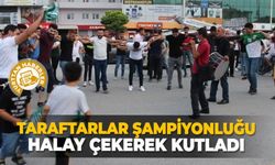 Taraftarlar Şampiyonluğu Halay Çekerek Kutladı