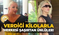 Verdiği kilolarla herkesi şaşırtan ünlüler!