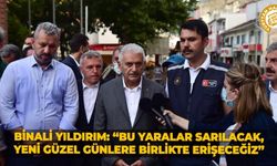 Binali Yıldırım: “Bu yaralar sarılacak, yeni güzel günlere birlikte erişeceğiz”