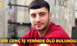 Bir genç iş yerinde ölü bulundu