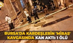 Bursa'da kardeşlerin 'miras' kavgasında kan aktı: 1 ölü