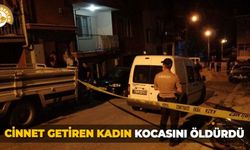 Cinnet getiren kadın kocasını öldürdü