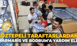 Göztepeli taraftarlardan Marmaris ve Bodrum’a yardım eli