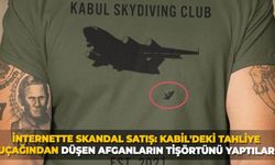 İnternette skandal satış: Kabil'deki tahliye uçağından düşen Afganların tişörtünü yaptılar
