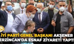 İYİ Parti Genel Başkanı Akşener, Erzincan'da esnaf ziyareti yaptı