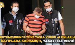 Kuyumcunun yüzüne taşla vurup altınlarla kayıplara karışmıştı, yakayı ele verdi
