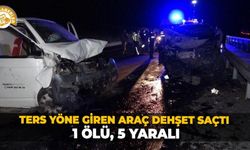 Ters yöne giren araç dehşet saçtı: 1 ölü, 5 yaralı
