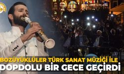 Bozüyüklüler Türk Sanat Müziği ile dopdolu bir gece geçirdi