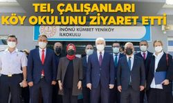 TEI, çalışanları köy okulunu ziyaret etti