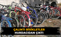 Çalıntı bisikletler hurdacıda bulundu
