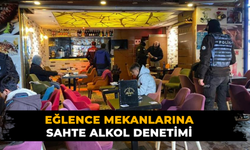 Eğlence mekanlarında sahte alkol denetimi