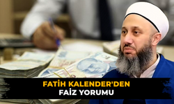 Fatih Kalender'den faiz sorusuna yanıt