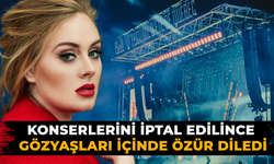 Adele gözyaşları içinde özür diledi