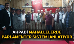 AHPADİ mahallelerde parlamenter sistemi anlatıyor