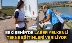 Eskişehir'de laser yelkenli tekne eğitimleri veriliyor