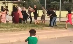 Kadınların kavgası erkekleri aratmadı, olan çocuklara oldu